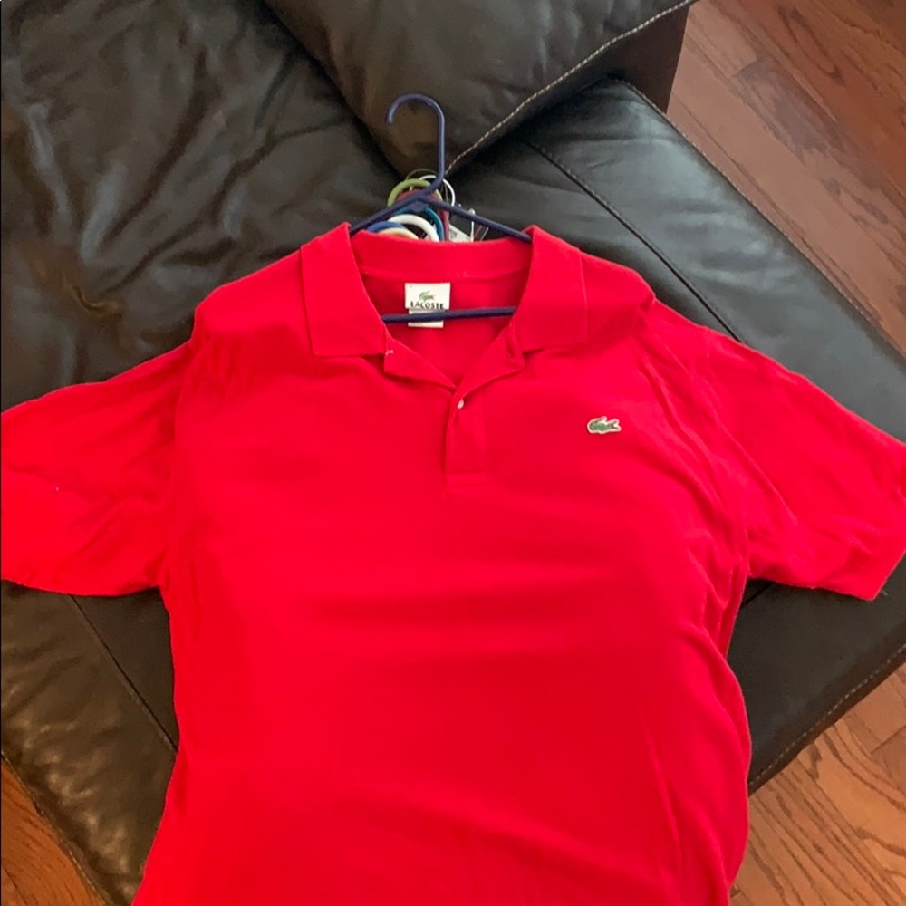 Lacoste polo shirt Red